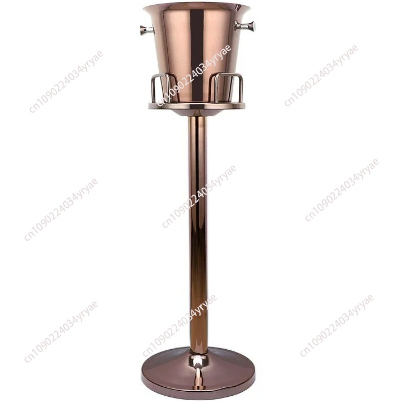 Wine Beer Rack - Paslanmaz Çelik lüks buz kovası, raflı