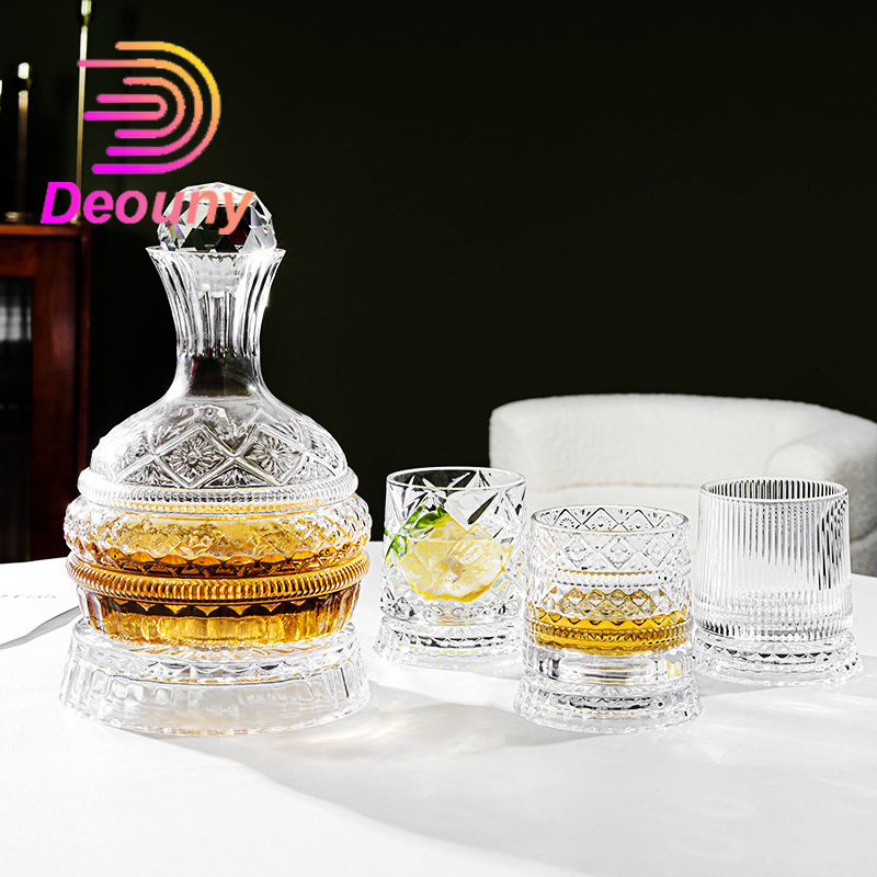 Wine Beer The Whiskey - DEOUNY Avrupa Yıldız Elmas Dönen şarap