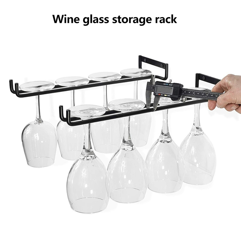 Wine Rack Wall Mount - 1 adet Demir Duvara Monte Şarap
