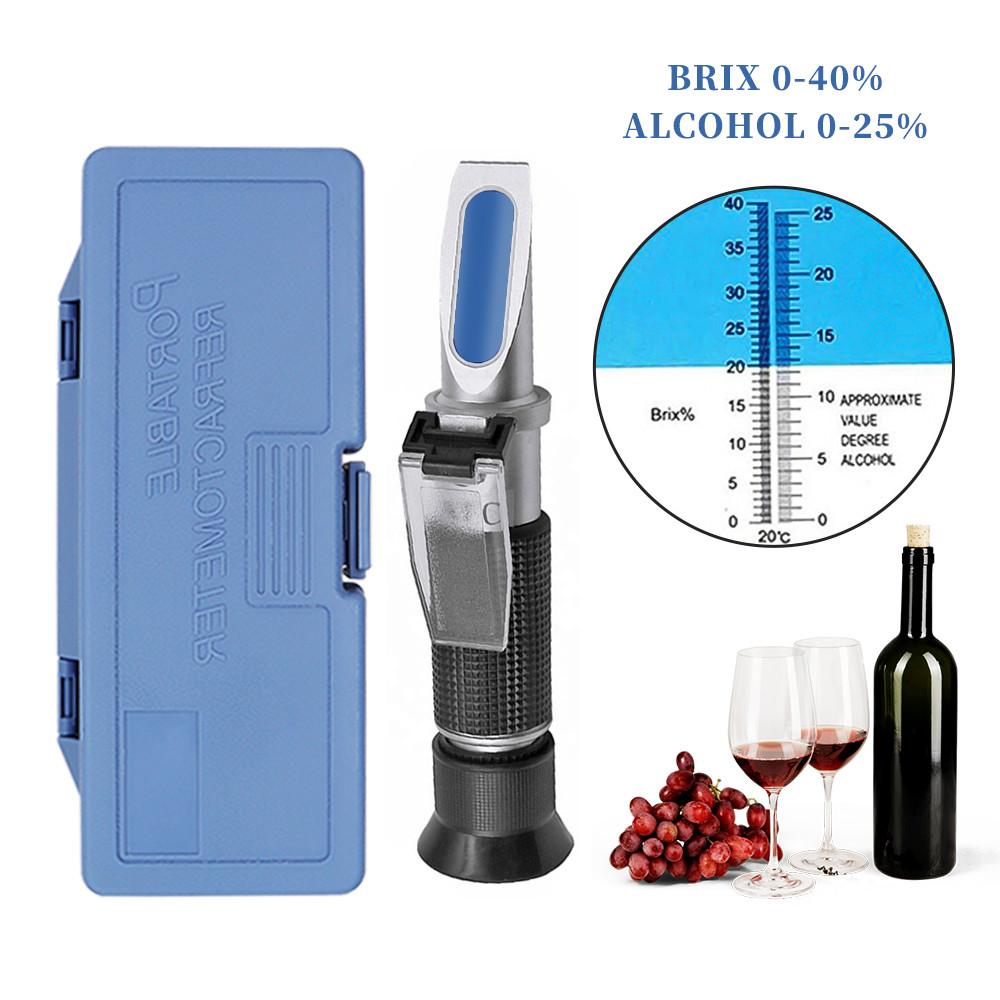 Wine To Beer Alcohol - El 0 ~ 40% Şeker Refraktometre