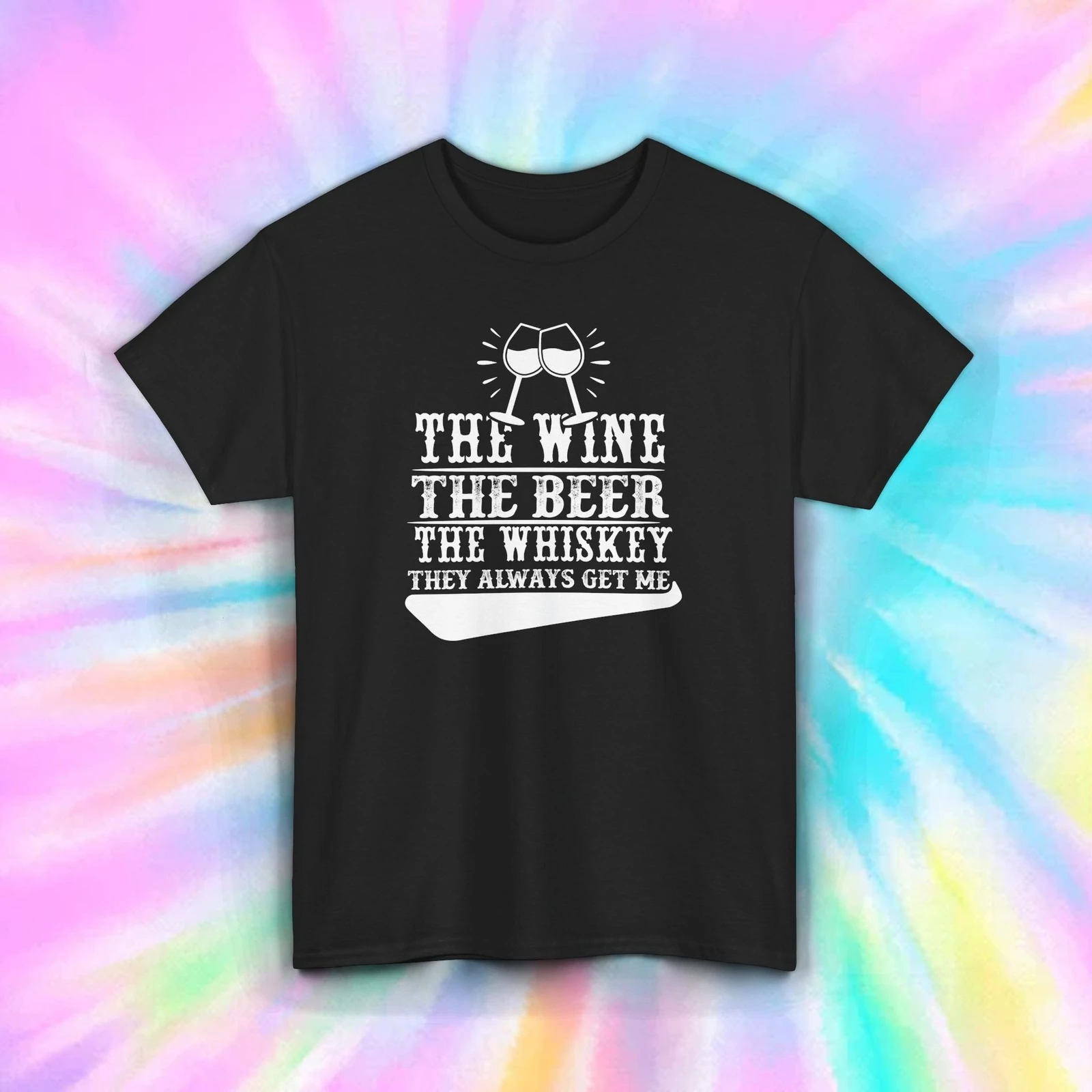 Wine To Beer Alcohol - Şarap Bira Viski Gömlek Komik Alkol