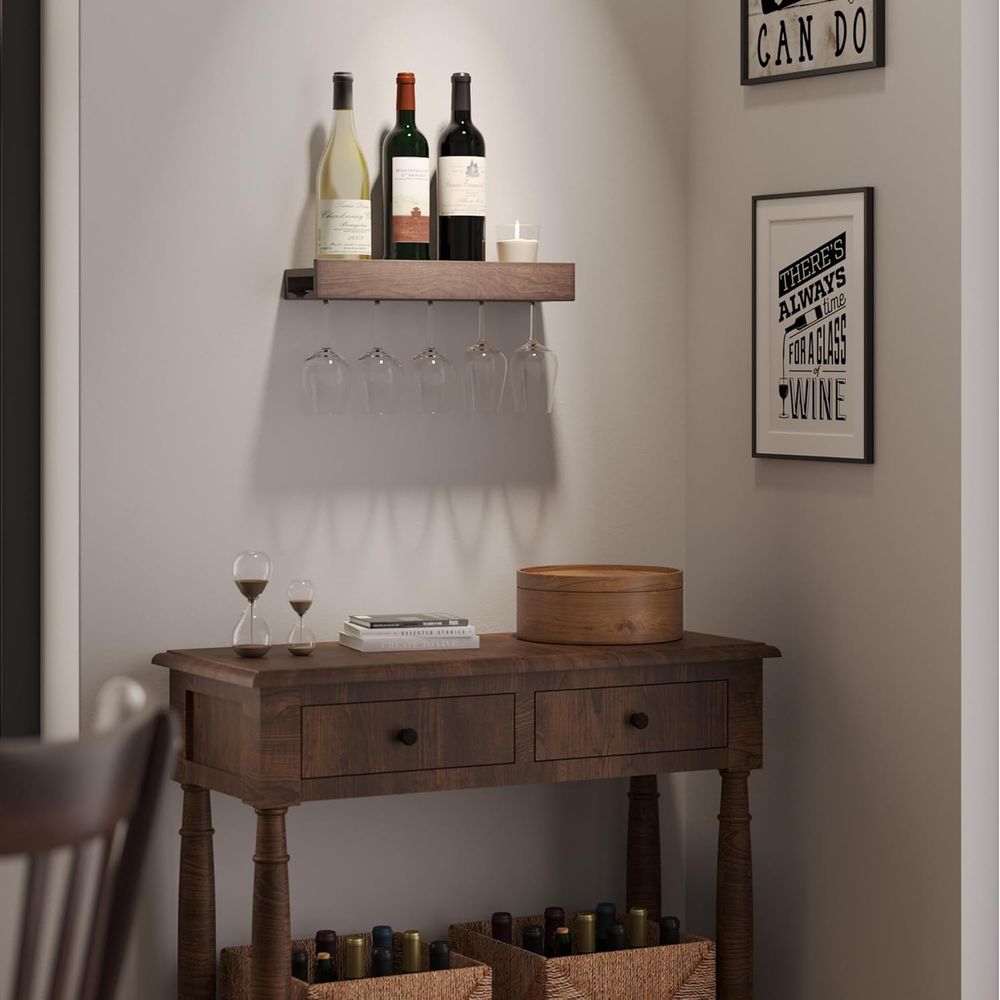 Duvara Monte Edilen Ahşap Yüze - Wine Rack Wall Mount incelemesi ve fiyatı