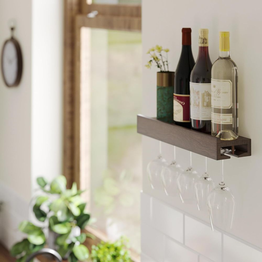Duvara Monte Edilen Ahşap Yüze - Wine Rack Wall Mount incelemesi ve fiyatı