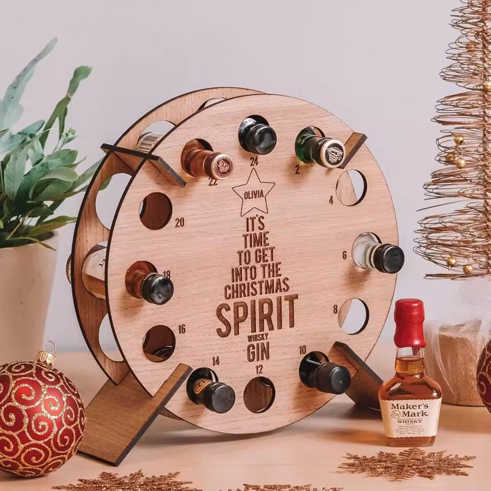 Noel Ağacı Ahşap Şarap Rafı Za - Wine Beer Rack incelemesi ve fiyatı