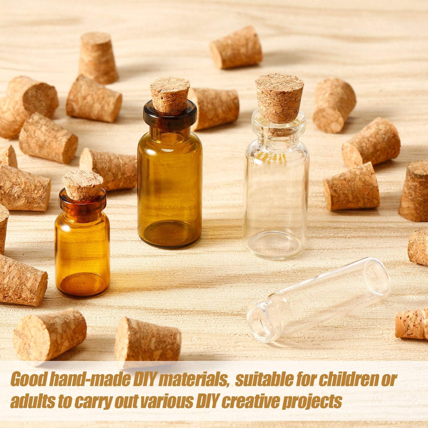 100 paket çeşitli mantar tıpal - Wine Bottle Size incelemesi ve fiyatı