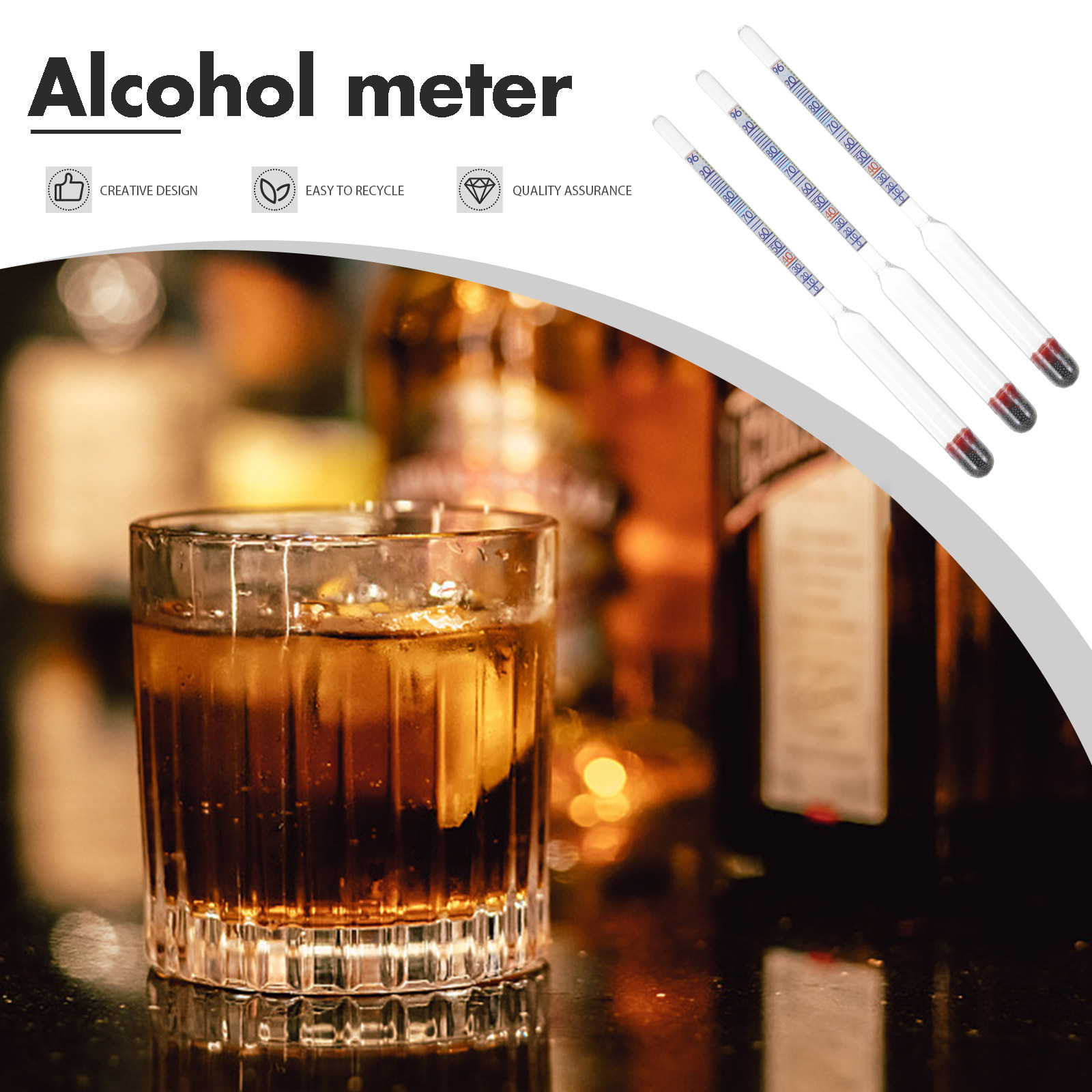 5 adet yüksek doğruluklu cam a - Wine To Beer Alcohol incelemesi ve fiyatı