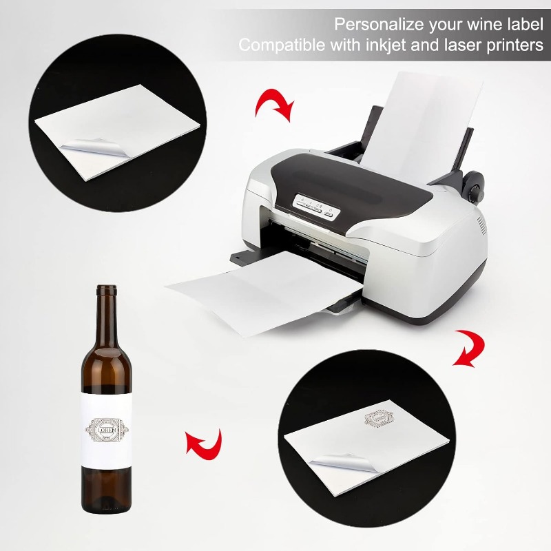 20 yaprak/100 adet boş şarap e - Wine Bottle Size incelemesi ve fiyatı