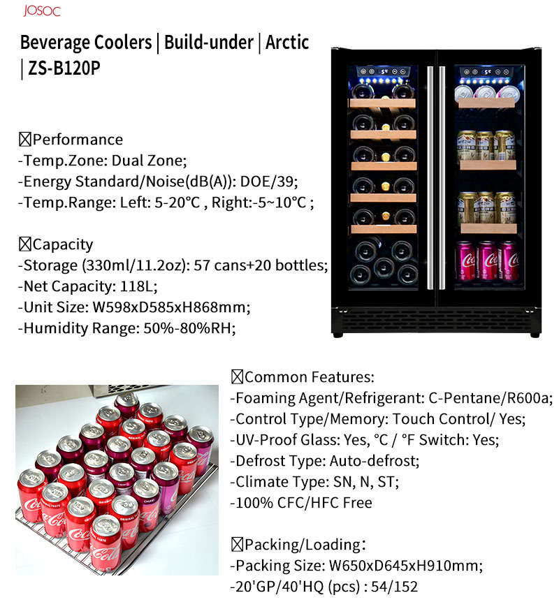 Çift Kapılı Tezgah Altı Şarap  - Wine Beer Fridge Cabinet incelemesi ve fiyatı