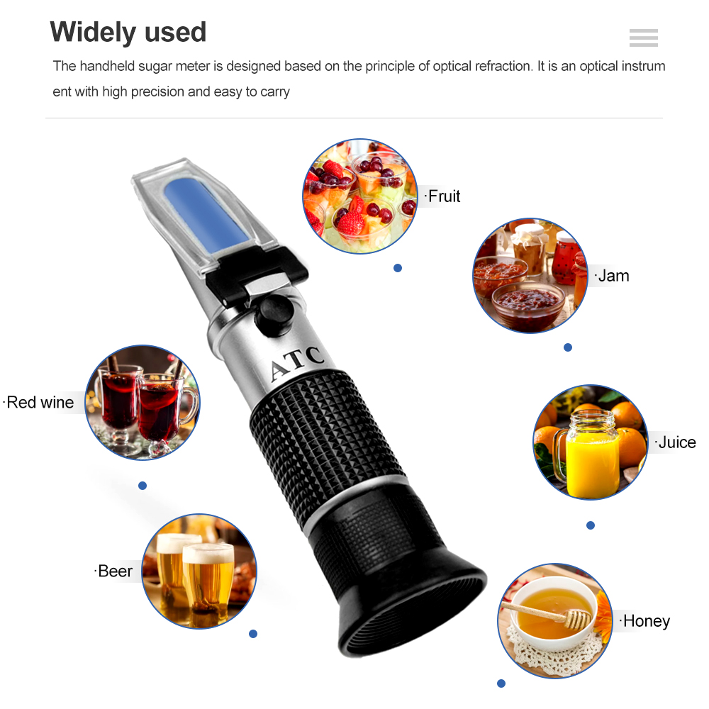 2 in 1 el alkol Brix refraktom - Wine To Beer Alcohol incelemesi ve fiyatı