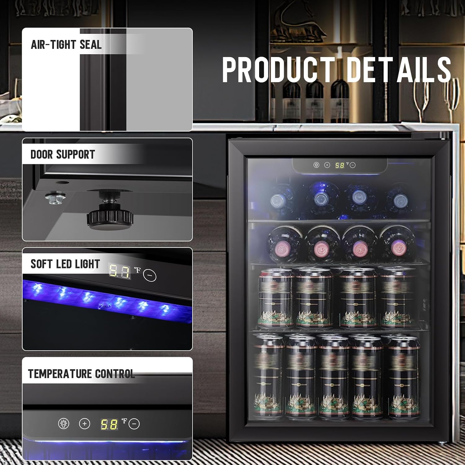 2.6cu.ft Şarap Soğutucu/Dolap  - Wine Beer Fridge Cabinet incelemesi ve fiyatı
