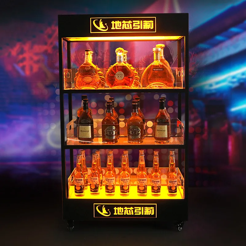 Bar üç katmanlı ışıklı şarap d - Wine Beer Rack incelemesi ve fiyatı