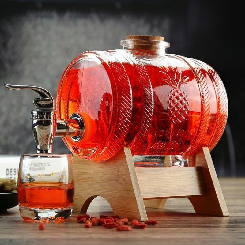 1L Cam Viski Fıçısı Şarap Fıçı - Wine To Beer Alcohol incelemesi ve fiyatı