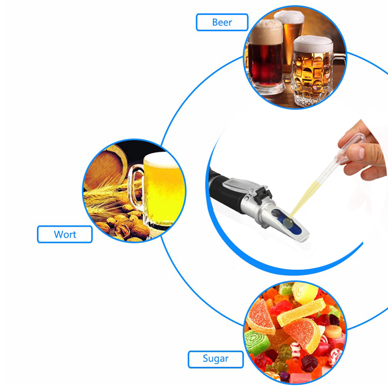 El Refraktometre Tek/Çift Ölçe - Wine To Beer Alcohol incelemesi ve fiyatı