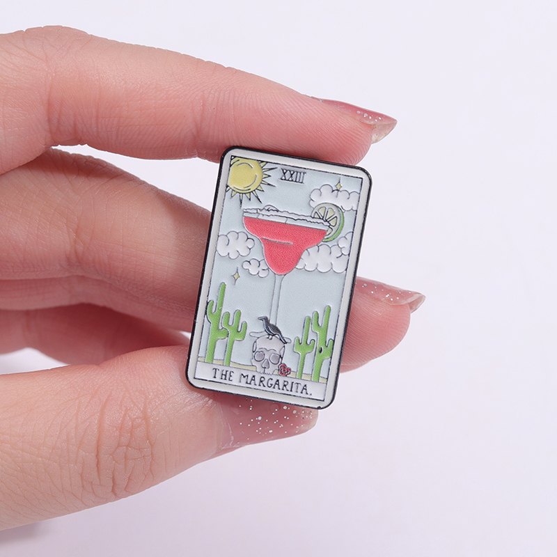 Tarot emaye Pin rozet kart fin - Wine Beer Pizza incelemesi ve fiyatı