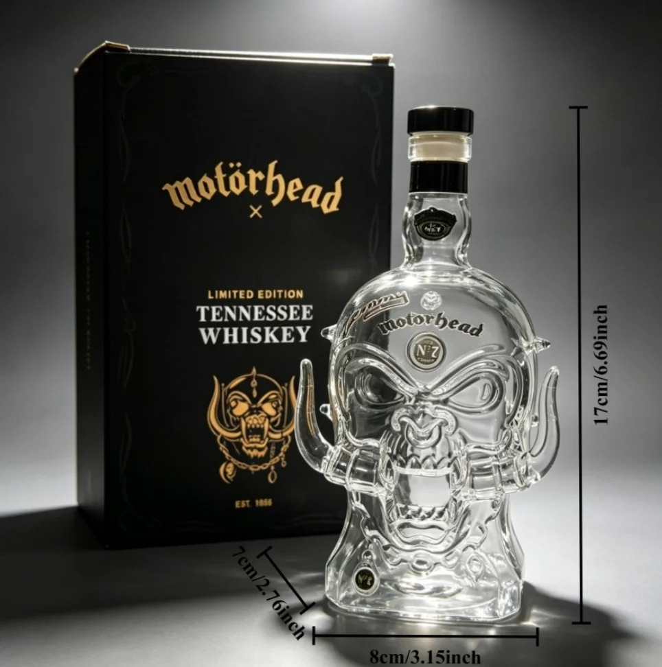 Retro Boynuzlu Kafatası Cam Vi - Wine Beer The Whiskey incelemesi ve fiyatı
