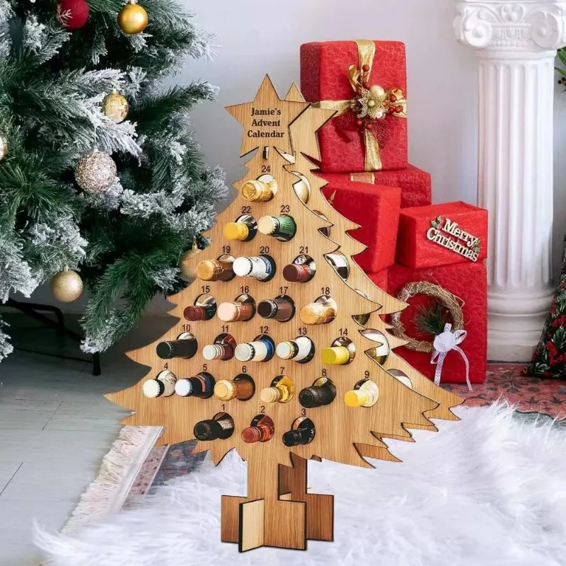 Noel ağacı ahşap şarap rafı za - Wine Beer Rack incelemesi ve fiyatı