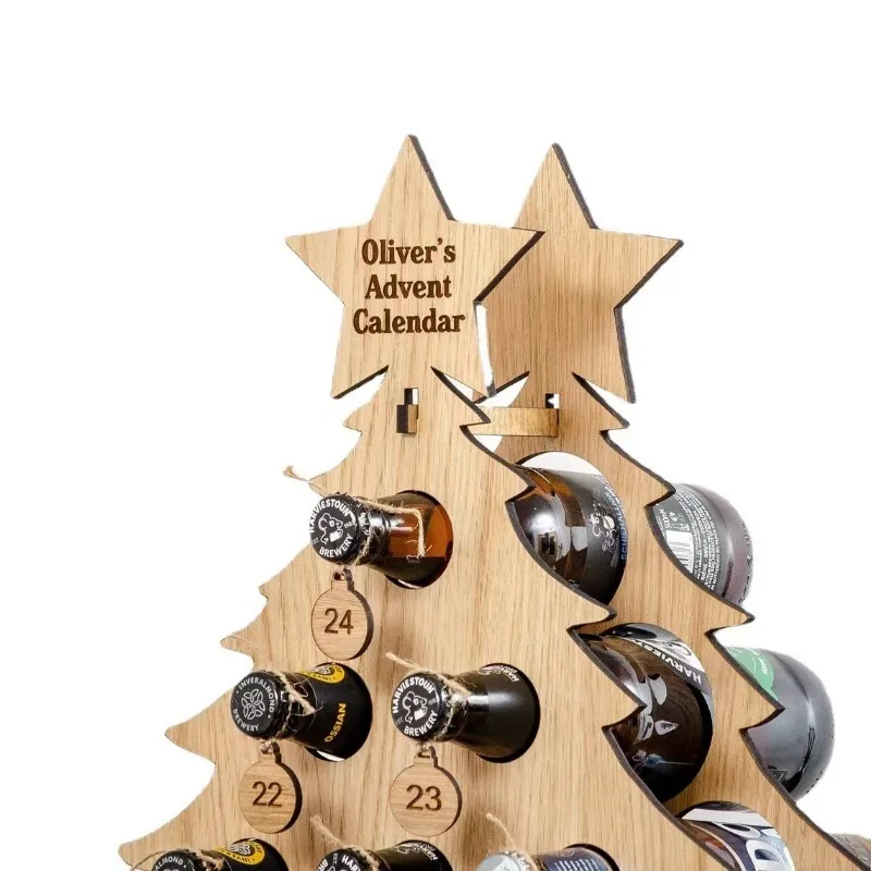 Noel ağacı ahşap şarap rafı za - Wine Beer Rack incelemesi ve fiyatı