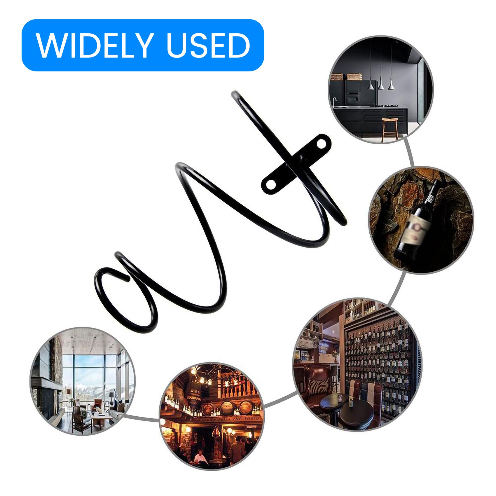AEE8-3Pack Basit Tek Şişe Duva - Wine Rack Wall Mount incelemesi ve fiyatı